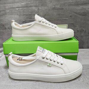 Cariuma OCA Low Unisex Men 11.5/W13 (EU 45) Off White Canvas Sneakers NWB